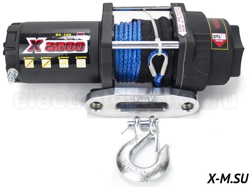 Лебедка MASTER WINCH X2500S с синт.тросом с пультом УСИЛЕНЫЙ БАРАБАН Лебедка MASTER WINCH X2500S с синт.тросом с пультом УСИЛЕНЫЙ БАРАБАН