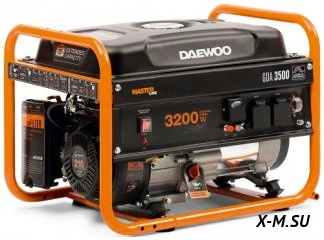 Генератор бензиновый DAEWOO GDA 3500 Генератор бензиновый DAEWOO GDA 3500