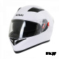 Шлем (интеграл) Ataki JK316 Solid белый глянцевый