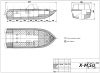 Алюминиевая моторная лодка Тактика-430 DC