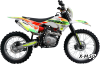 Эндуро / кроссовый мотоцикл BSE Z2 21/18 Roqvi Green (015)