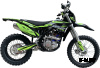 Эндуро / кроссовый мотоцикл BSE Z7 Green Blast (015)